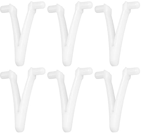 6 Stück Pool Supply Butterfly Clip Pool Versorgung Schmetterling V Clip Skimmer Befestigung V Clips Zubehör Ersatz für Pool Spa Bürste, Laubharke, Laubskimmer, Vakuumkopf