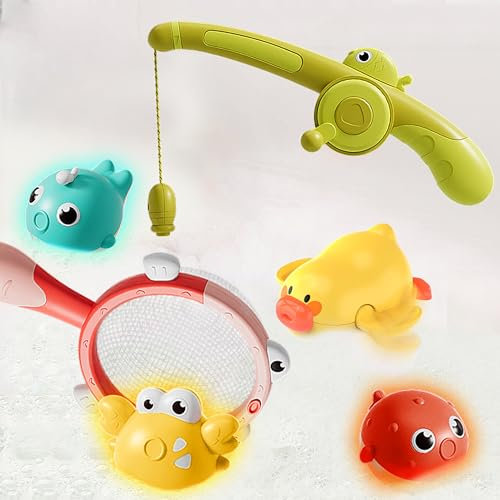 SK MISS Juguetes Baño Bebe, 6 Piezas Juguetes Niños para Bebe Bañera Magnéticos, Agua Piscina Juguetes Regalos, Juegos Bebes 6-12 Meses 1 2 3 4 Años