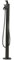 Schwarz Wassersäule Garten Wasserzapfsäule Edelstahl Frostsicherer Außenwasserhahn Wasserzapfstelle Auslaufhahn Wasserentnahmestelle(Color:Round column with spray gun,Size:95cm)