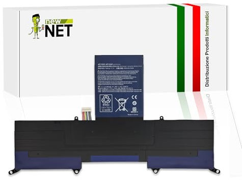 new net - Batteria AP11D3F Compatibile con Acer Aspire S3, S3-331, S3-391, S3-371, S3 MS2346, S3-951 [10.8-11.1 V - 36 Wh]