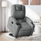 Willood Relaxsessel mit Aufstehhilfe Elektrisch Dunkelgrau Stoff,Wohnzimmer relaxsessel,Massage Sessel,Relax Chair,Elektrischer Massagestuhl