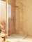 SOULBATH Mampara de Ducha Panel Fijo, Fácil instalación Vidrio de Seguridad 8 mm antical, 75 cm Ancho x 200 cm Alto, Perfil Plata Brillo