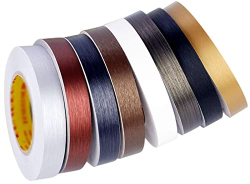 25M Bordures de Papier Peint Auto-adhésives, Autocollantes for Décoration Murale, Bordures Adhésives Imperméables for Cuisine, Salle de Bain, Chambre à Coucher, Papier de Décoration Murale(Bronze gold