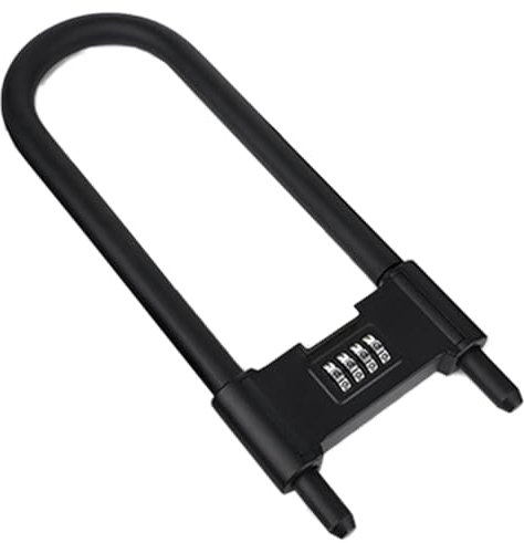 Extension Shackle Password Lock 4 Digit Combination Lock Waterproof Security Padlock Anti-Theft Bicycle Lock Durable