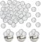 Xsstarmi 48 Pack Edible Sports Ball Cupcake Toppers - Volleyball Game Player Cupcake Picks - Baby Shower Cake Decorations for Kids Birthday Party