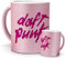 mundohuevo Tazas Únicas | Daft Punk | Edición Especial Purpurina Rosa | Mensaje Auténtico para Fans | Tazas para Café, Té... | Regalo para Fans de Música Electrónica.