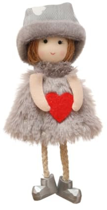 Alipis 1stück Niedliche Plüsch Mädchen Deko-anhänger Für Feste Raumdeko Für Zuhause Büro Weihnachten Partys Und