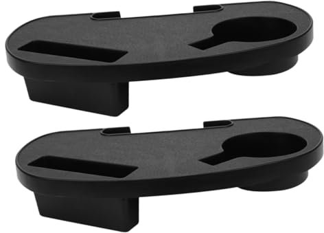 COLLBATH 2pcs Recliner Cup Holder Tray Clip on Portable Folding Chair Beverage Holder for Outdoor Camping Beach Sun Lounger Patio, Armchair Drink Organizer for Relaxing Seating