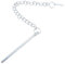 FONDOTIN Outdoor Umbrella Pin Chain Fixed Straps for Patio Umbrella Accessories Metal Construction Easy Replacement for Multipurpose Reusable Strap Accessories Multipurpose Patio