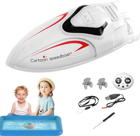 RC Boot Télécommande | Jouet sous-marin - Mini manœuvre 2,4 GHz - Jouet de bain portable pour baignoire, lavabo, piscine, maison - Jouet d'eau pour enfants et filles