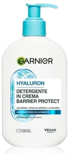 Garnier Hyaluron Detergente in Crema Barrier Protect, 250ml. Deterge in profondità, idrata e rimpolpa la pelle.