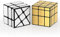 ROXENDA Speed Zauberwürfel Set, Würfel Set mit Silber Mirror Cube und Gold Mirror S Cube, Unregelmäßig 3x3x3 SpeedCube Twisty Spiegelwürfel