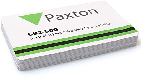 Paxton 692-500 Net2 Proximity ISO Karten ohne Magstripe 10 Stück