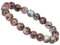 ELEDORO Stretch Armband aus echten Edelsteinen-Perlen 10mm: für Energie und Harmonie (Afrikanischer Opal)
