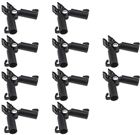Create idea 10 Piezas Conector de Soporte de Caña de Enrejado de Plantas Clip de Estaca de Ratán de Vid Trepadora para Jaula de Tomate de Huerto de Jardín