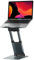 Sit to Stand Laptop Stand, Extra Tall Height Adjustable, Ergonomic Sitting to Standing Computer Stand, Create Healthy Posture, Reduce Neck Pain Riser Compatible with MacBook, All Laptops 10-17- Gray