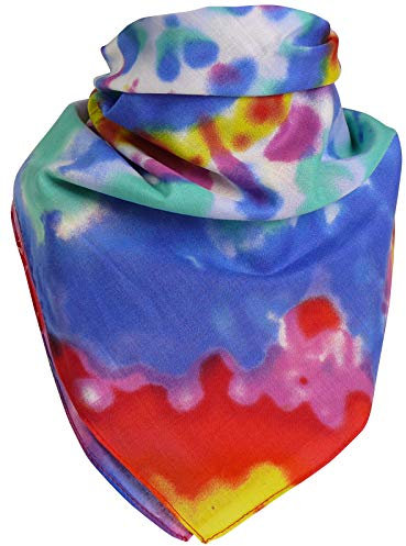 Harrys-Collection Unisex Bandana Bindetuch 100% Baumwolle (1 er 6 er oder 12 er Pack), Farbe:multicolor