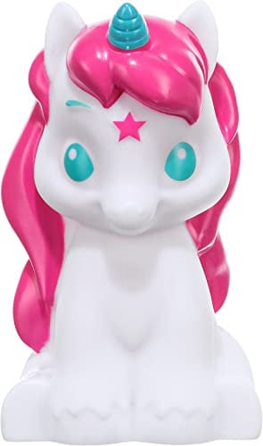 Lexibook - Veilleuse de Poche LED Licorne pour chambre d'enfants, changement de couleurs, lumière douce, à piles, Blanche, NLJ01UNI
