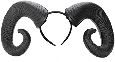 Lurrose 1pc Horns Headband for Halloween Party Creative Cosplay Hair Accessory Unique Devil Horns Design Prop for Boys and Girls Adults Decoration
