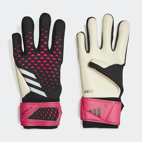 adidas League - Guanti da portiere unisex, misura 10, colore: Nero/Bianco/Rosa acceso