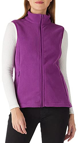 Outdoor Ventures Gilet polaire pour femme - Veste douce sans manches avec poches zippées - Gilet de course de sport - Printemps - Automne - Gilet polaire pour femme | Gilet léger pour femme, veste polaire coupe-vent avec 4 poches, gilet de course, gilet de cyclisme, gilet de randonnée, golf