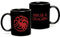 House Dragons Mug - 11oz Black Mug/Cup Game - Thrones Artwork on Both Sides - Grade A Ceramic - Giftable Foam Box Packaging