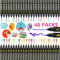 Laconile 48 Acrylstifte für Steine Wasserfest,Acryl Marker Farbe Marker für Glas Stein Holz Keramik,Dual Tip Acryl Stifte mit feiner und Pinselspitze für Erwachsene Kinder