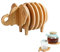 8 Stück/Set Küchen-Untersetzer, spleißbarer 3D-Elefant-Tischset, Topflappen, hitzebeständig, kreativer Untersetzer aus Bambus für heiße Gerichte, Topf, Schüssel, Teekanne, heißer Topf
