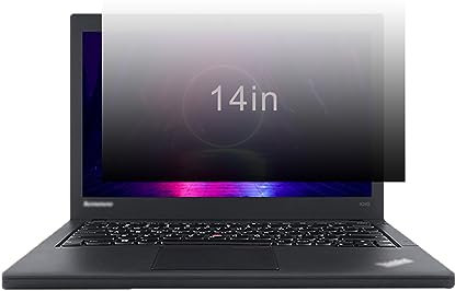 SYH&AQYE 14 Zoll Laptop Sichtschutzfolie Kompatibel, 14 Zoll und Blendschutz Blickschutzfolie/Sichtschufilter/Privacy Screen Laptop für öffentliche Plätze(mit gebogenem Rand)