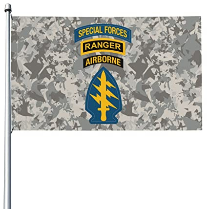 Dekoration Fähnchen Der Ranger Der Us Army Special Forces In Der Luft Polyester Fahnen Mit Metall-Ösen Garten Flagge Für Haus Veranda Restaurants 90X150Cm