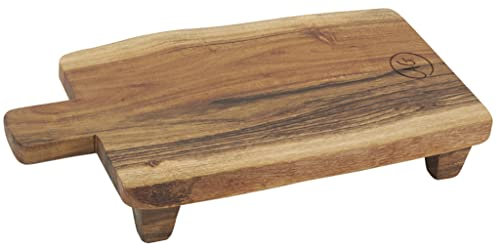 Planche à découper en acacia sur pieds