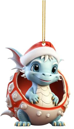 1 Teiliges Weihnachtsbaum Anhänger Funny Tannenbaumschmuck Ornamente Weihnachtsdeko Basteln Niedlicher Deko Weihnachten Acryl Anhänger Weihnachtsdeko Bunt Baumschmuck Auto Anhänger