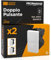 Doppio Pulsante 10A 250V Compatibile con BTicino Matix a Incasso da Muro Frutti Elettrici Colore Bianco - Confezione da 2