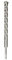 FF ERA 1 Inch x 12 Inch SDS Plus Rotary Hammer Drill Bit – U-Flute - Masonry Drill Bits with Carbide Tipped for Brick, Stone, Concrete (1'' x 12'')