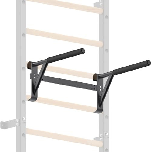 Kipika Barre de traction murale en bois massif pour la maison, la salle de sport, l'école
