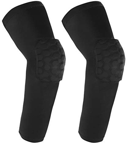OPPWONG Rodilleras para Niños, Rodilleras para Niños Nylon Negro Ultrafino Transpirable Rodillera Larga Rodilleras de Voleibol para Niños Sudor de Secado Rápido para Deportes Infantiles
