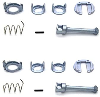 ZAPYVET 2 Sets VORNE Links RECHTS 7 Teile/Satz TÜRSCHLOSS-REPARATURSATZ 45,7 MM, for, E46 Türgriff-Zylinderschloss