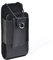 HYSHIKRA Universal Leather Radio Holster for BaoFeng, Quansheng, Retevis, Yaesu, Midland, Icom, Kenwood, Motorola Walkie Talkies - Black