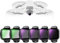 NEEWER ND Filter Set Compatible with DJI Flip Drone (6 Pack), ND16 ND32 ND64 ND256 CPL UV Snap On Multicoated HD Optical Glass Neutral Density Circular Polarizing Lens Filter Accessories Kit, FL-N46