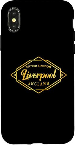 Liverpool England - Liverpool UK Style Case for iPhone X/XS