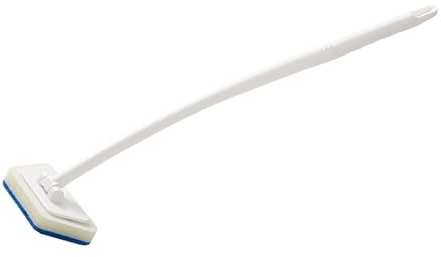 Handle Sponge B Multifunctional Trapezoidal Bathtub B for Tiles Glass Floors Windows Floor B with Handle Handle Sponge BrushGlass B with Handle Handle Bathroom Tile Brush Handle