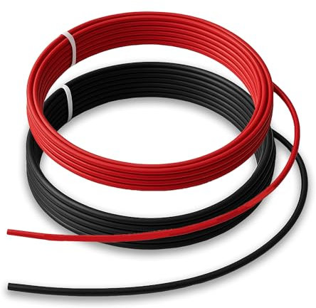 Premium X Fahrzeugleitung FLRY-B Set 5m 2,5mm² Rot/Schwarz KFZ Kabel Litze asymmetrisch für Fahrzeuge Motorräder Anhänger Wohnwagen