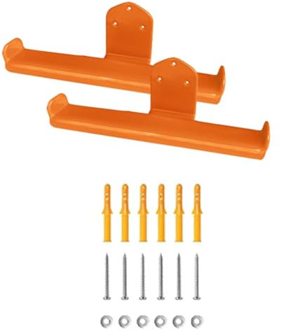 Lumlflc Backpack Leaf Blower Hanger,2pcs Backpack Sprayer Wall Mount,Chainsaw Wall Mount Accessories Garage Organization Storage