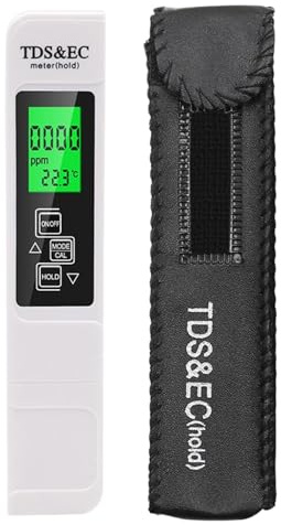 Wassertester – Digitaler Wassertester, Messgerät für Reisen, Haus, Aquarium, Outdoor-Aktivitäten, Garten