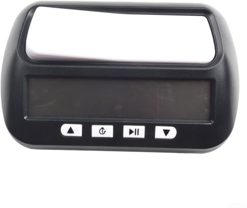Horloge numérique compacte pour tournoi d'échecs avec modes de compte à rebours et compte à rebours prédéfinis, alarme réglable, double réglage de l'heure pour les échecs chinois, les échecs et le