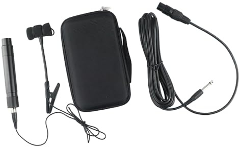 3-poliges 4-poliges Mikrofon für Musikinstrumente mit Tasche für einfachen Transport (A)