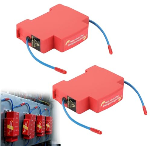 Dispositif d'extinction automatique d'incendie en aérosol pour panneau électrique, montage sur rail DIN, suppression d'incendie compacte pour système de stockage d'énergie, activation rapide en 5