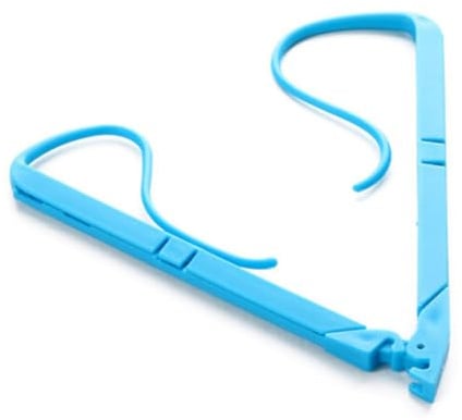 ROMISBABA Portable Blue Book Stand Holder Page Holder Clip Pocket Size Pp Material Adjustable for Music Books