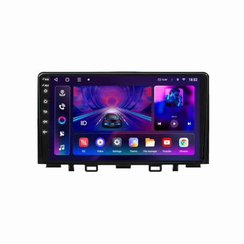 Truck Sat Nav for Kia RIO YB KX Cross Stonic 2016-2020 360 Dash Cam Carplay & Android Auto Portable Car Stereo Car Audio Receivers with Backup Camera Gps Navigation System, 8 Core 8G＋256G