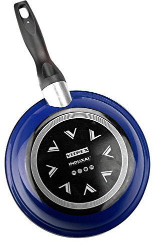 VITREX 71SAFRITT30 - Sartén de acero vitrificado antiadherente 2 capas inducción modelo FRIT de 30 cm
